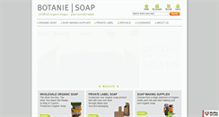 Desktop Screenshot of botaniesoap.com
